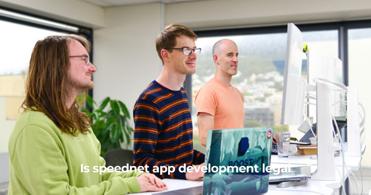 is speednet app development legal